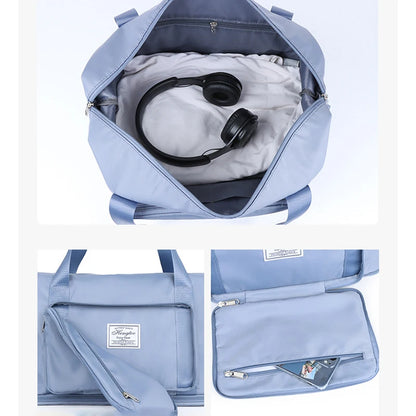 Foldable Fitness Travel Duffel Bag