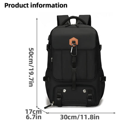 Multi purpose travel backpack with shoe compartment