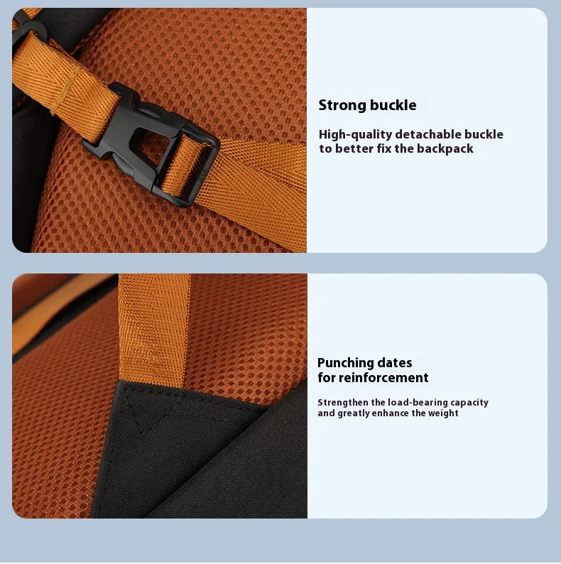 Multi purpose travel backpack with shoe compartment