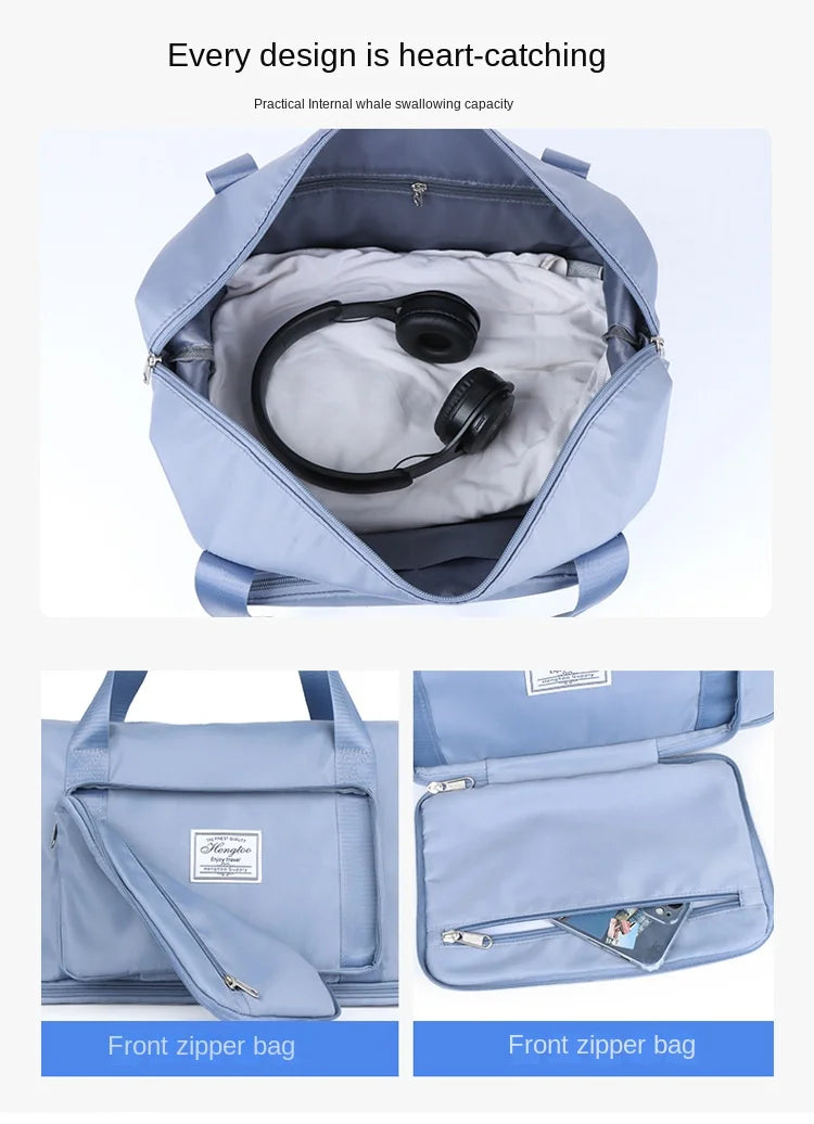 Foldable Fitness Travel Duffel Bag