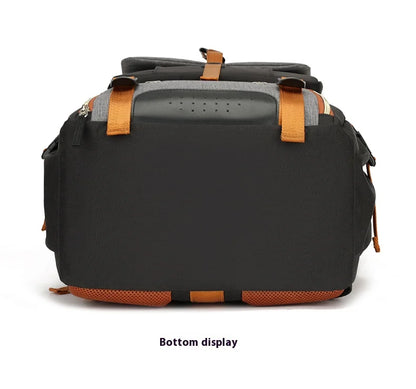 Multi purpose travel backpack with shoe compartment